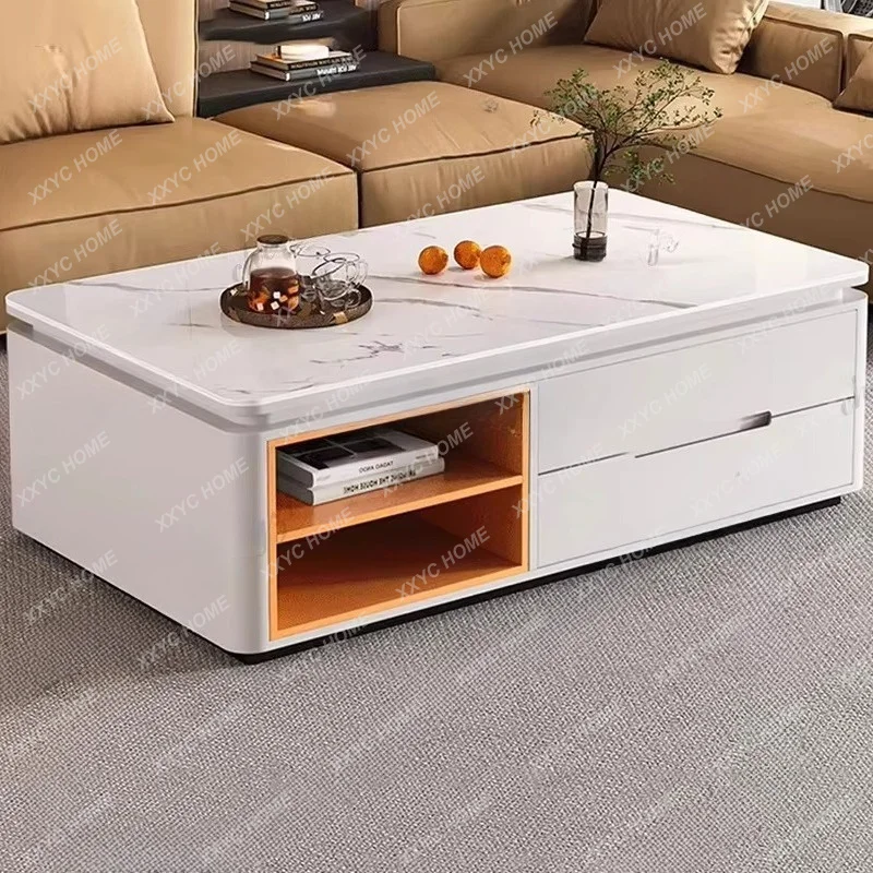 XXDrawers Storage Coffee Table Decoration Luxury Modern  Standing Writing Side Table Dinner Meubles Living Room Furniture