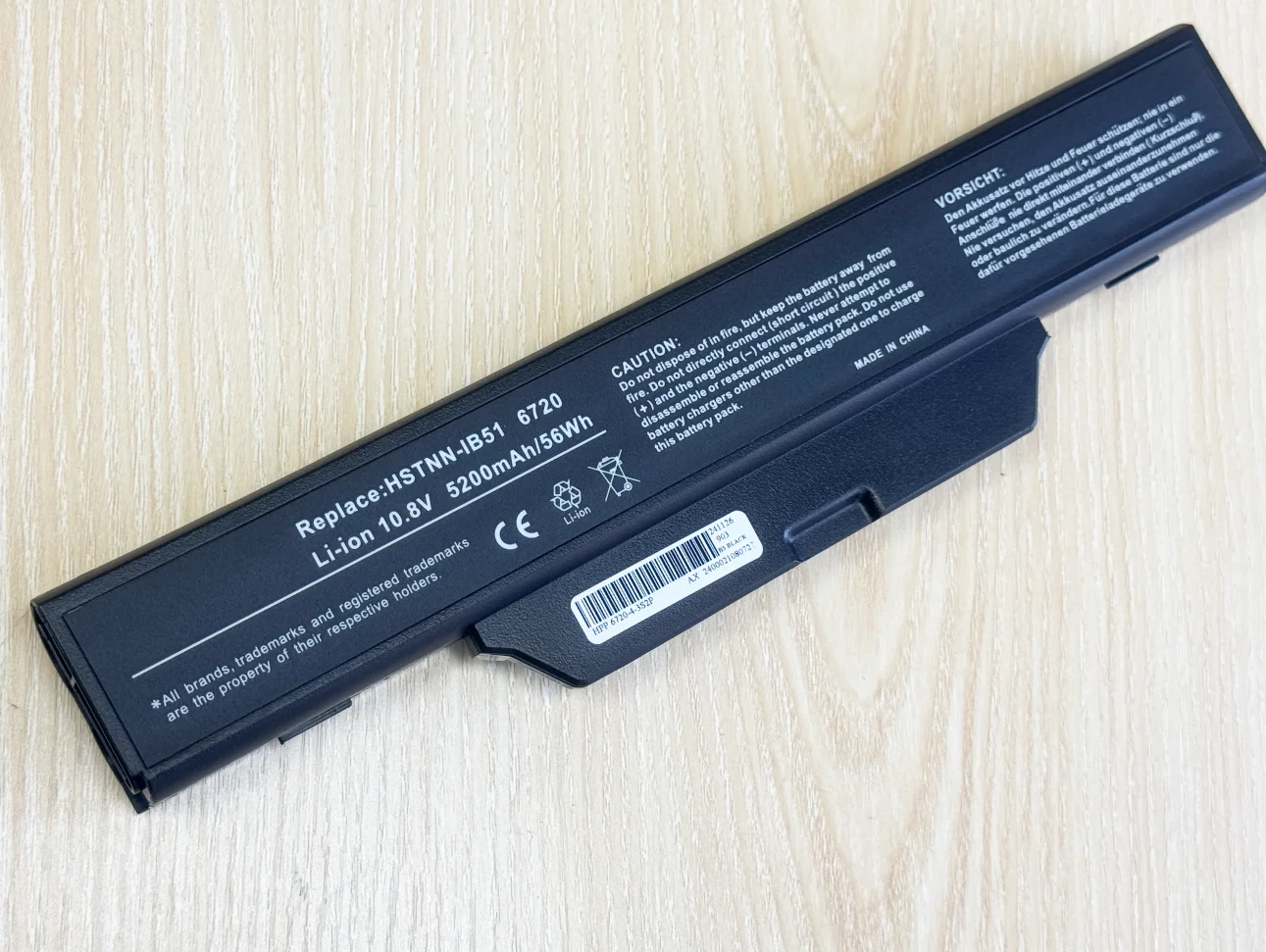 Laptop Battery for HP COMPAQ 510 550 610 615 6720s 6730s 6735s 6820s 6830s HSTNN-IB51/LB51/IB62/OB62
