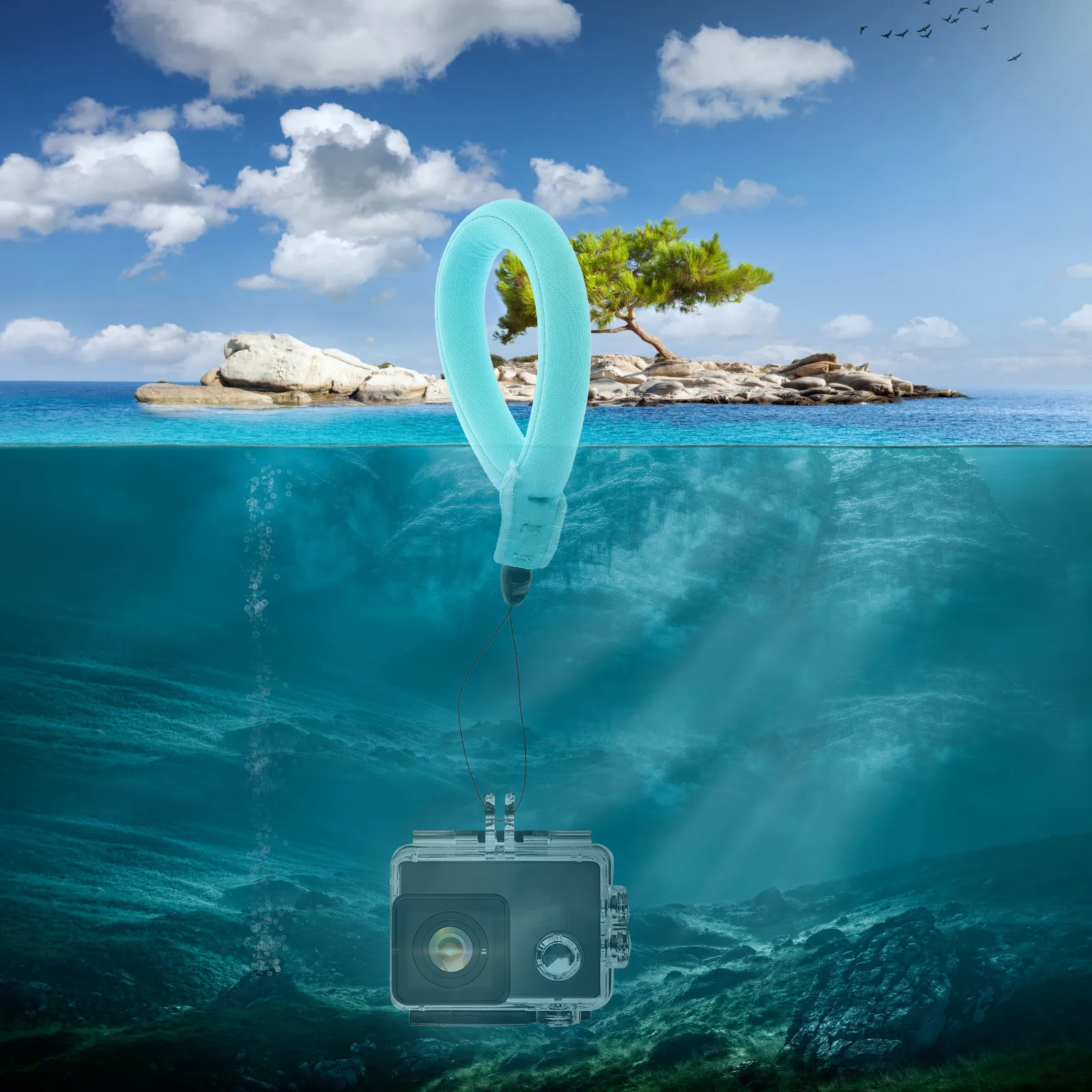 

2 Pcs Buoyant Wrist Strap Camera Loop Wristbands Cell Phone Kids Swimming Belt Hand Underwater Adjustable