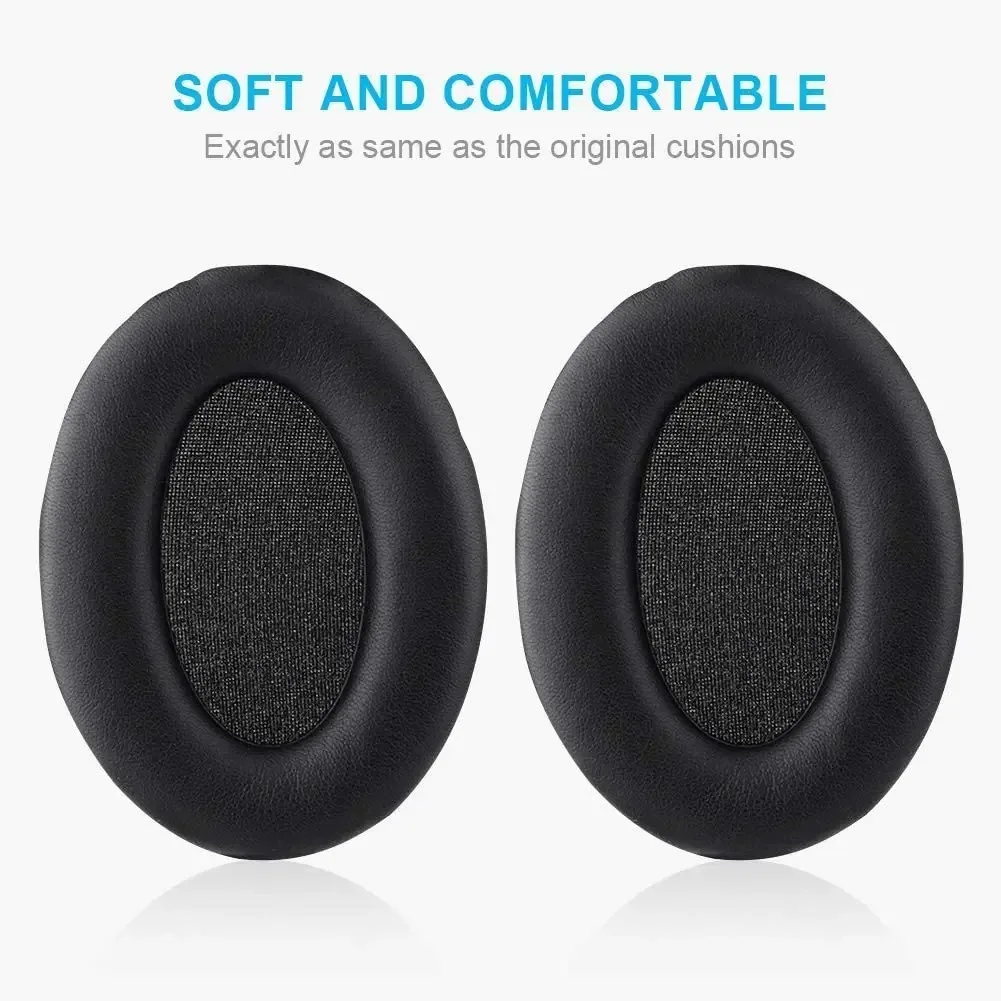 WH1000XM3 Replacement Earpads, Compatitable with Sony WH-1000XM3 Noise Cancelling Headphone Soft Leather Memory Foam Black