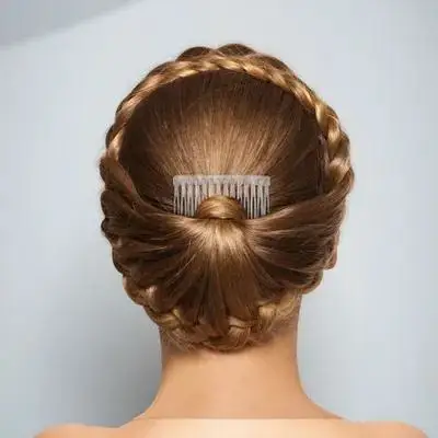 

10 шт., прозрачные боковые гребни с 14 зубцами для женщин, аксессуары для свадебных причесок, свадебные аксессуары для волос