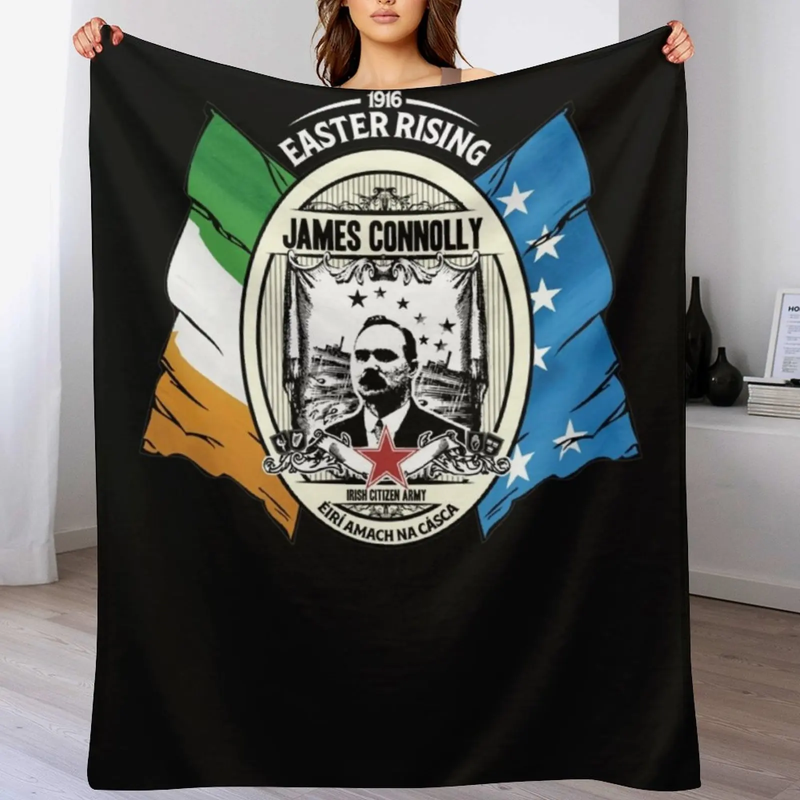 James Connolly - Arm??e citoyenne irlandaise T-shirt classique Throw Blanket Blankets For Bed funny gift Heavy Blankets