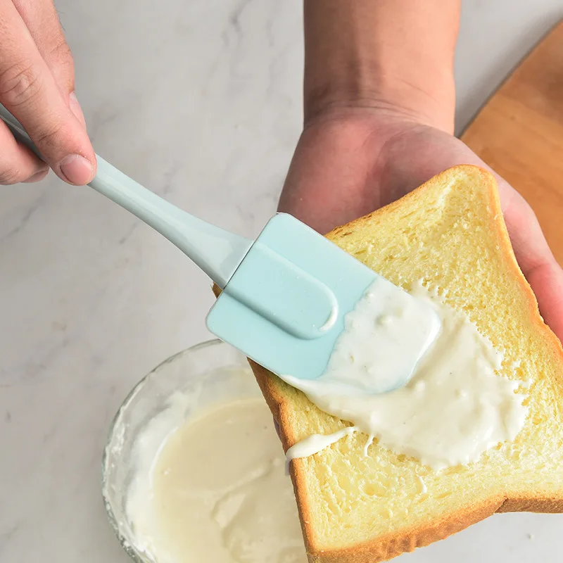 Heat Resistant Silicone Spatula Oil Brush Set Non‑Stick Cake Scraper Pastry Baking Gadgets Kitchen Cooking Tools for Home Use
