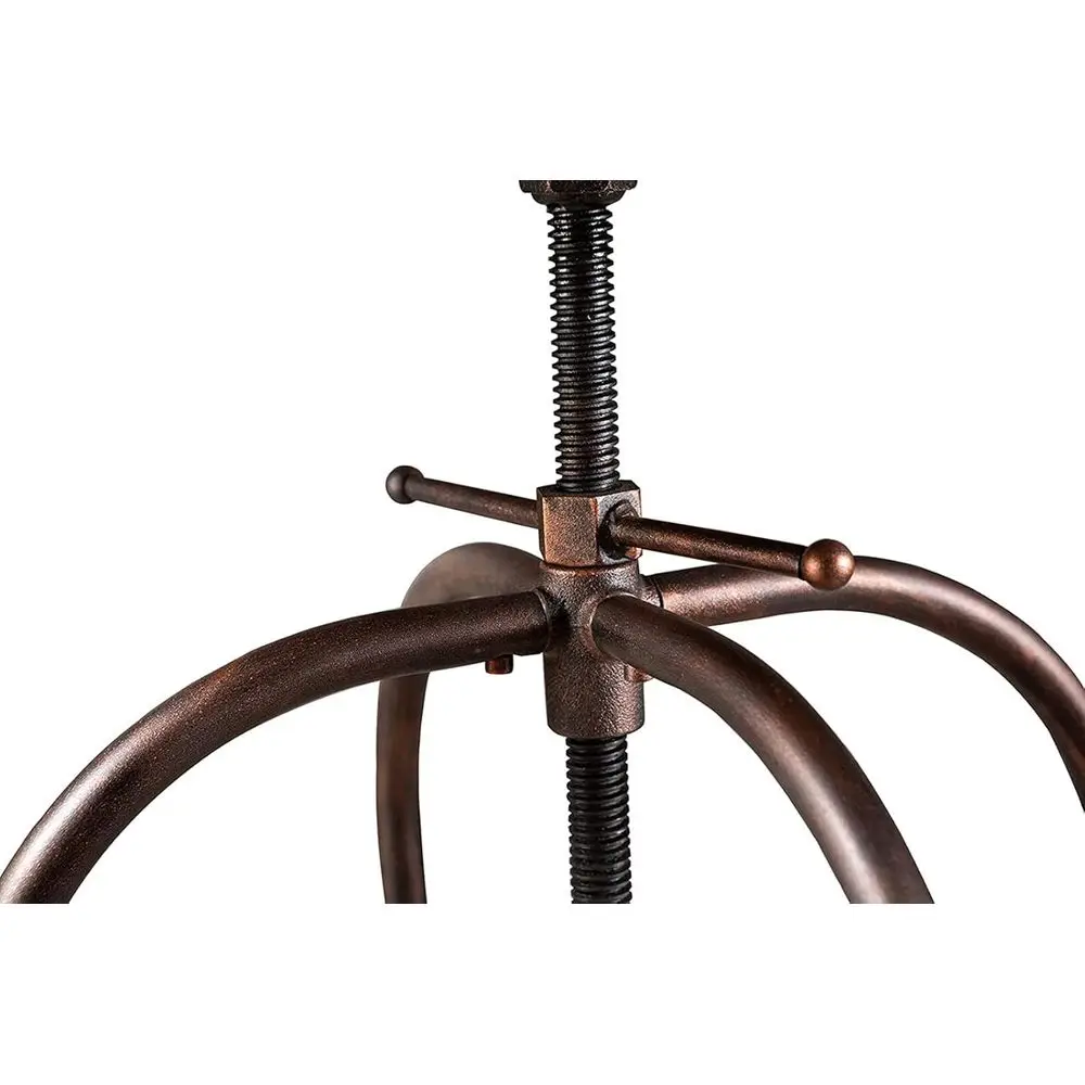 طاولة بار صناعية-37.4 بوصة-45.3 بوصة طويلة دوارة قابلة للتعديل بار ارتفاع بيسترو حانة Table-23.7 بوصة قاعدة خشبية مستديرة قاعدة معدنية