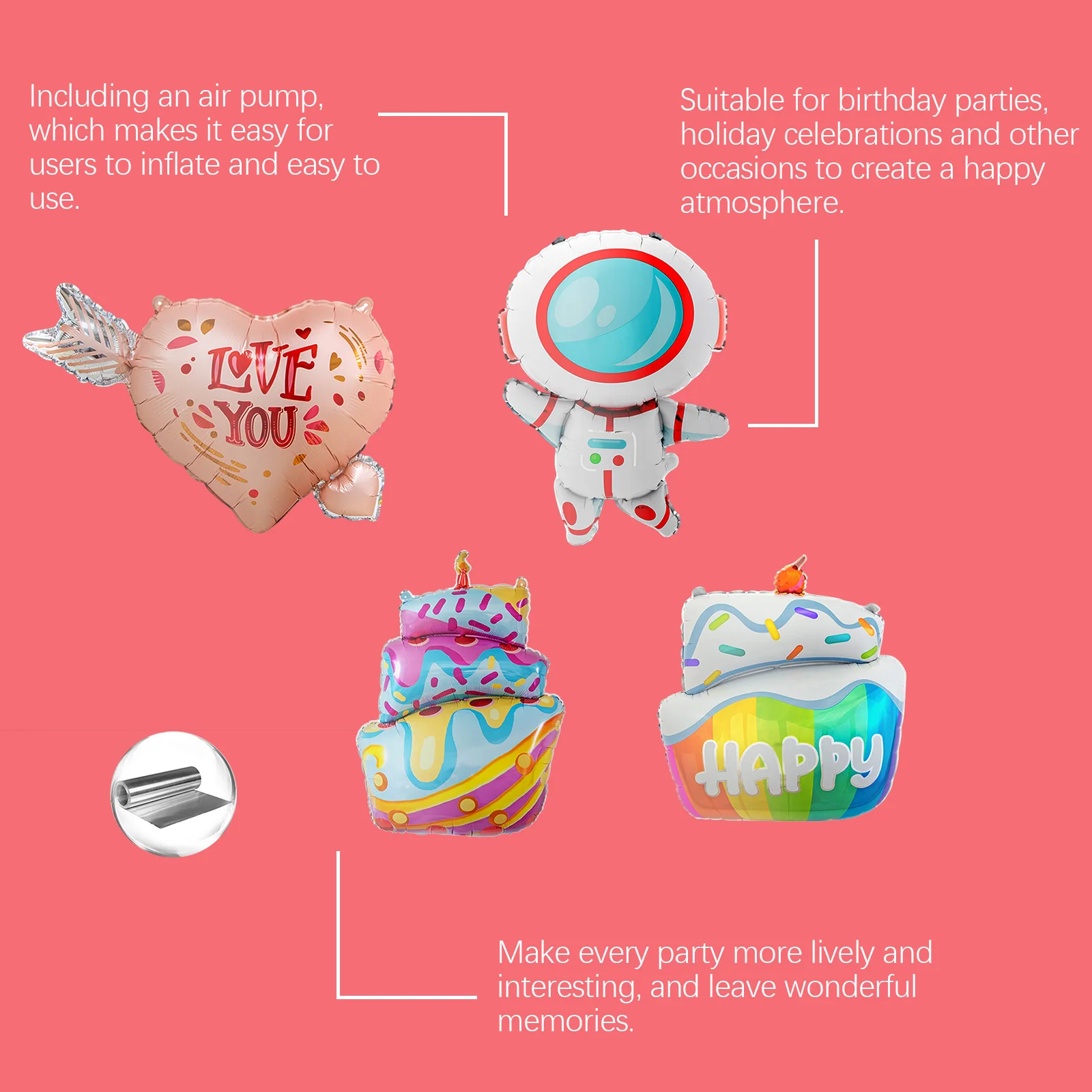 

Dowmoo Romantic Balloon Set – Valentine’s Day Proposal, Wedding, Anniversary & Birthday Party Decorations