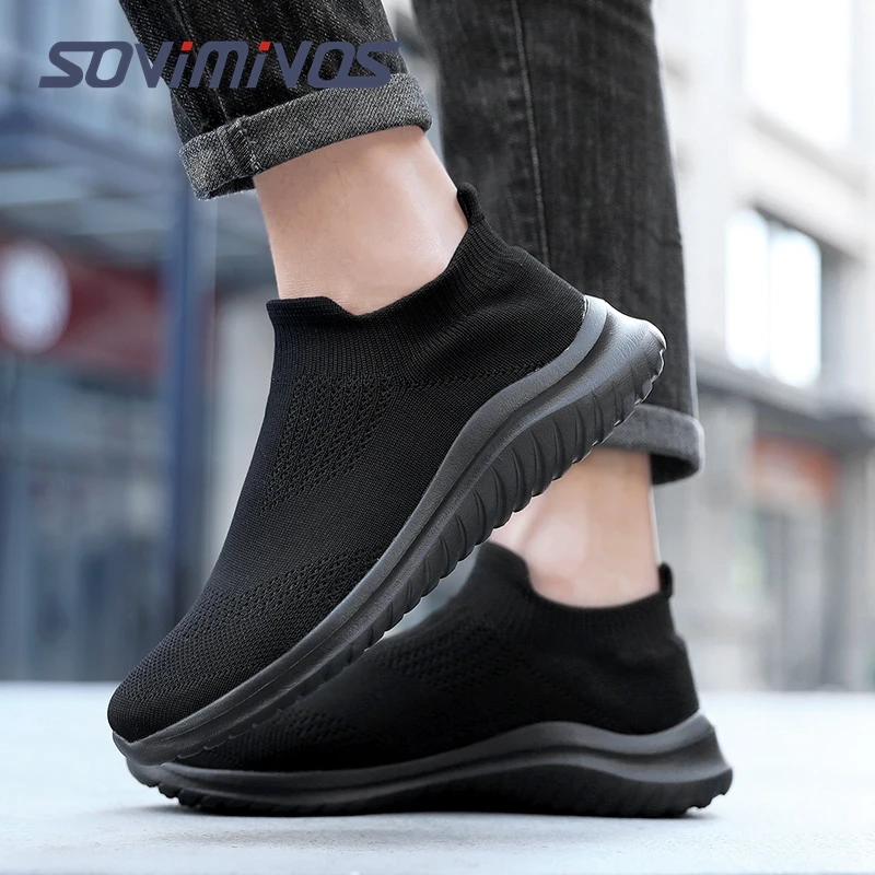 Men Vulcanize Shoes Mesh Women Shoes Lightweight Comfortable Men\'s Sneakers 2020 Autumn Fashion Slip On Flats Shoes Male Loafers