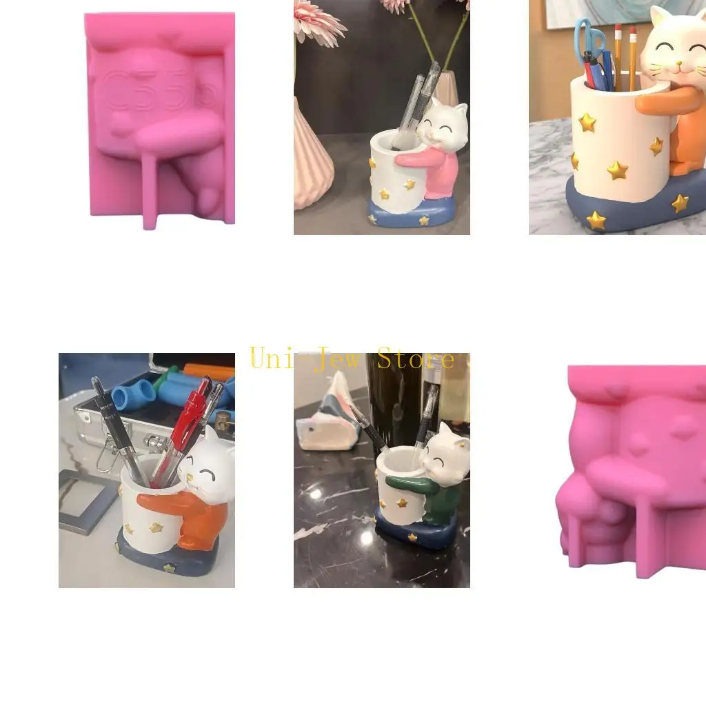 

40GB Silicone Mold Planter Molds Pencil Holder Mould Lovely Mould