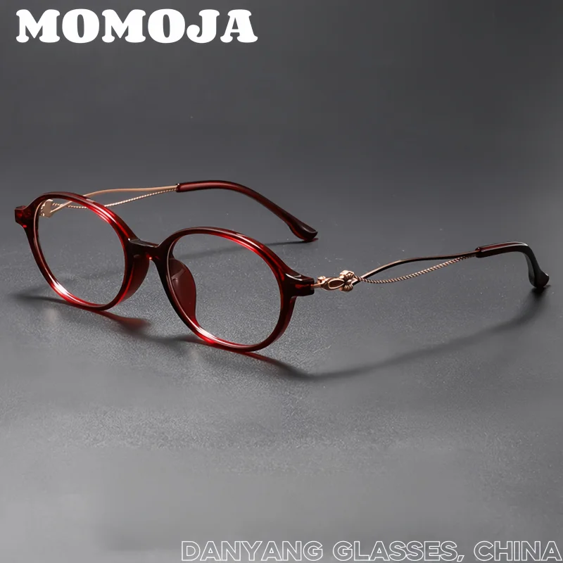 

High Quality Vintage Tortoiseshell Color Myopia Glasses Frame Fashion Women Youth Oval Cat Eye Leisure Optical Glasses F6013