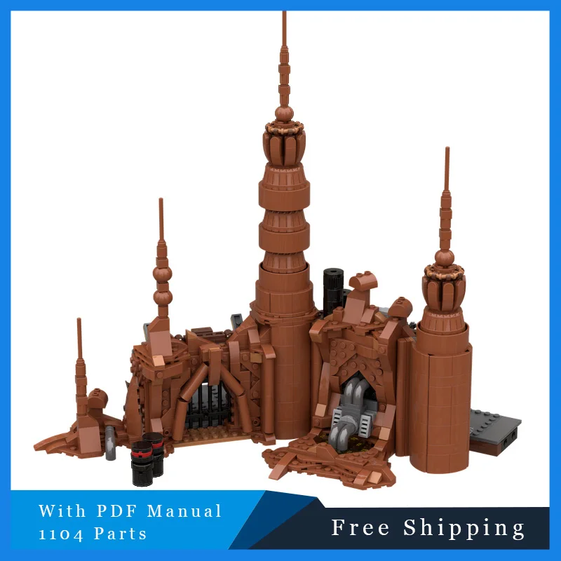 

Строительный блок серии Star Battle, 1104 шт., туннель знаменитого фильма, модульный набор сцен, детская развивающая сборная игрушка, подарок на день рождения