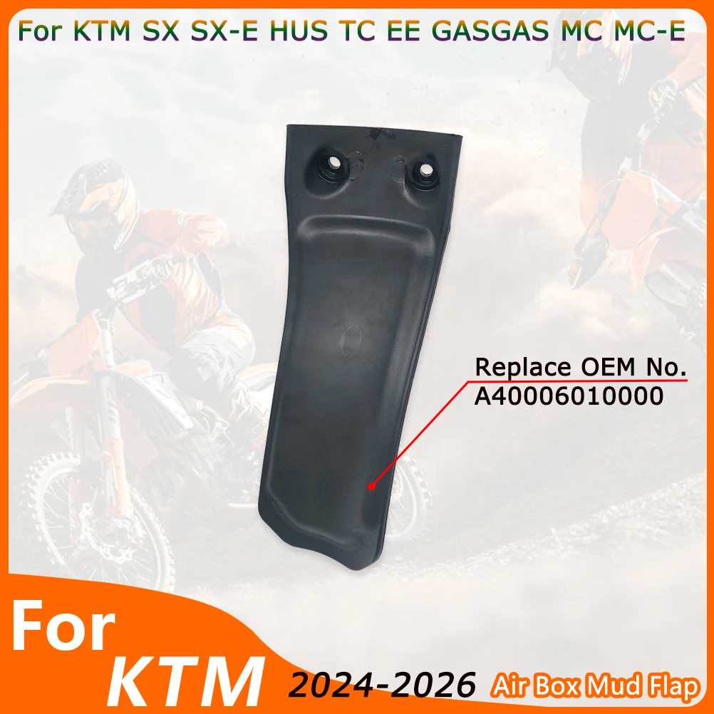 OTOM Motorcycle Rear Shock Air Box Mud Flap Splash Protection For KTM SX 50 SX-E HUSQVARNA TC EE GASGAS MC MC-E 2024-2026