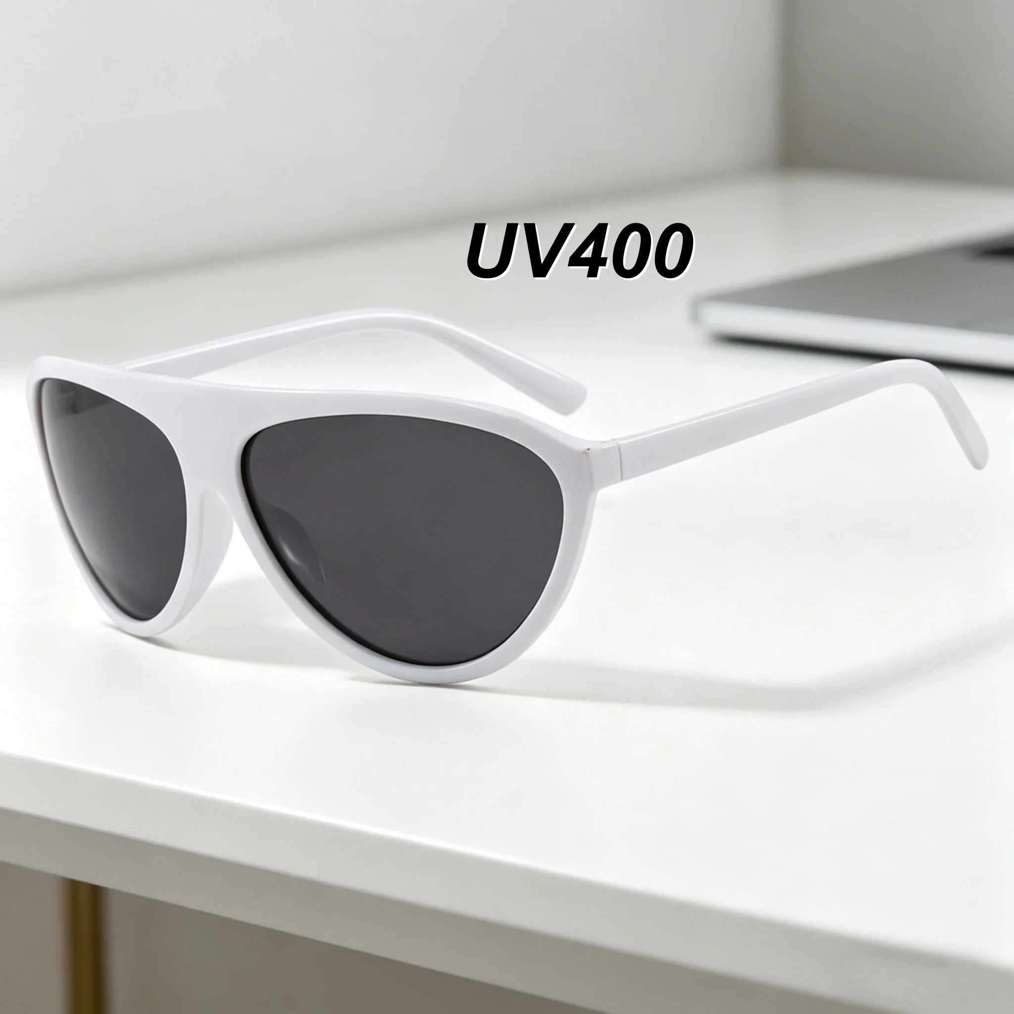 

2026 New Fashionable Personalized Pilot Style Women's Sunglasses Retro Neutral HD Street Photography UV400 Sunscreen Glasses