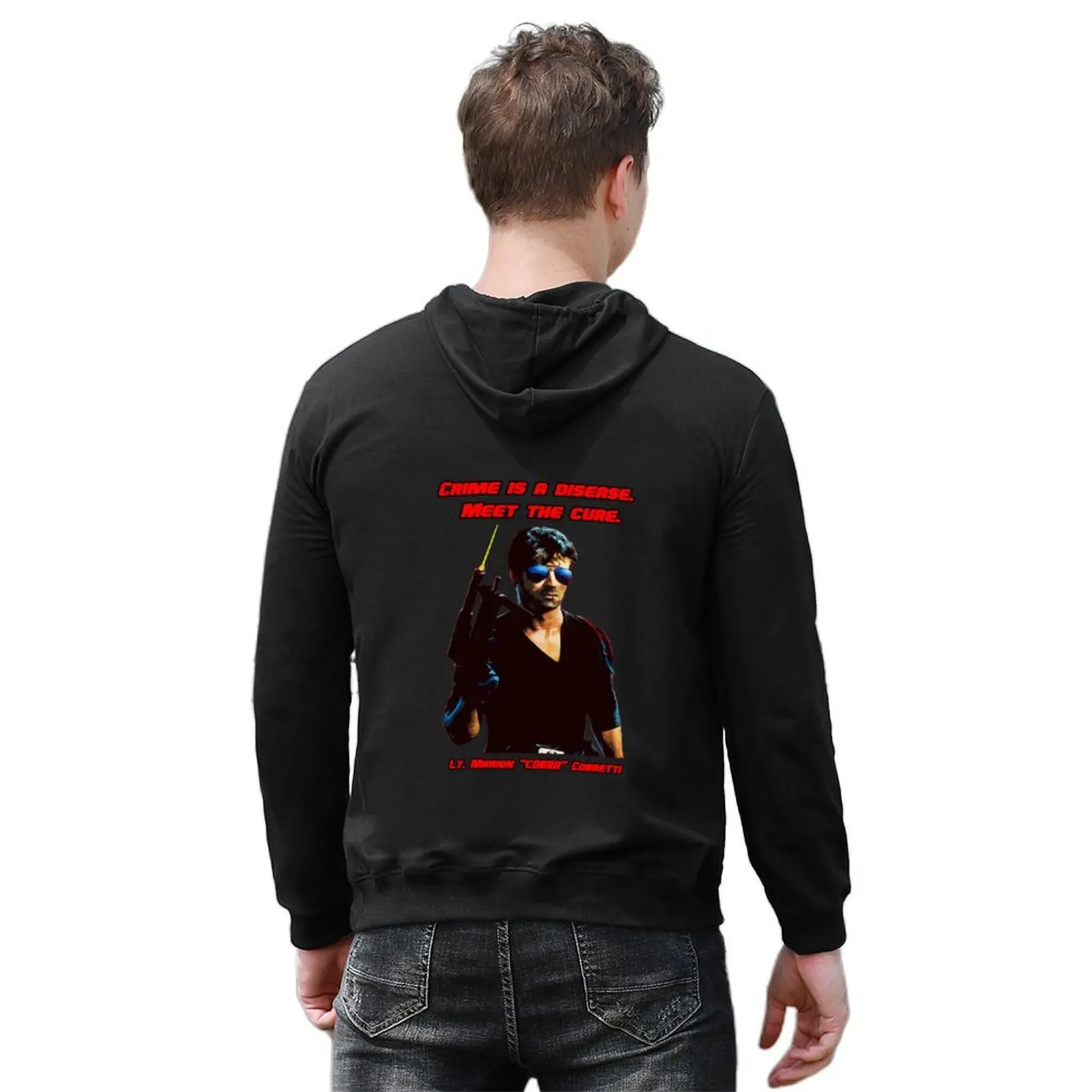 Cobra Sticker Hoodie autumn jacket men anime clothing autumn new products men's autumn clothes tracksuit