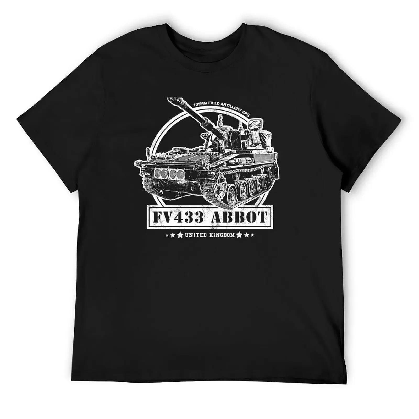 FV433 Abbot SPG T-Shirt plus size clothes vintage clothes mens graphic t-shirts