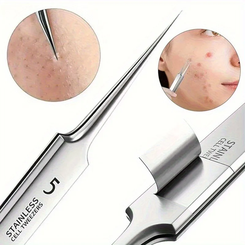 Mee-eter Clip Puistjes Pincet Mee-eter Remover Roestvrijstalen Mobiele Clip Schoonheidsproduct Acne Naald Huidreinigingsgereedschap