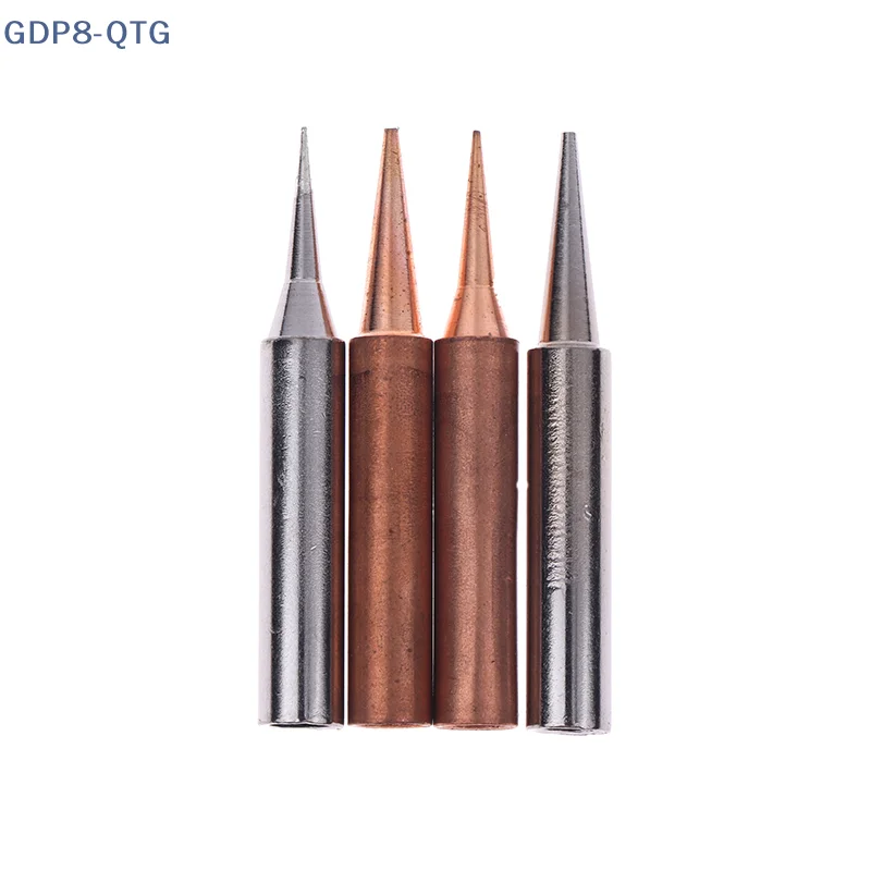 

NEW 5pcs Solder Iron Tips Set Welding Equipment Accessories Lead-free Pure Copper 900M-T-B For Soldering Station