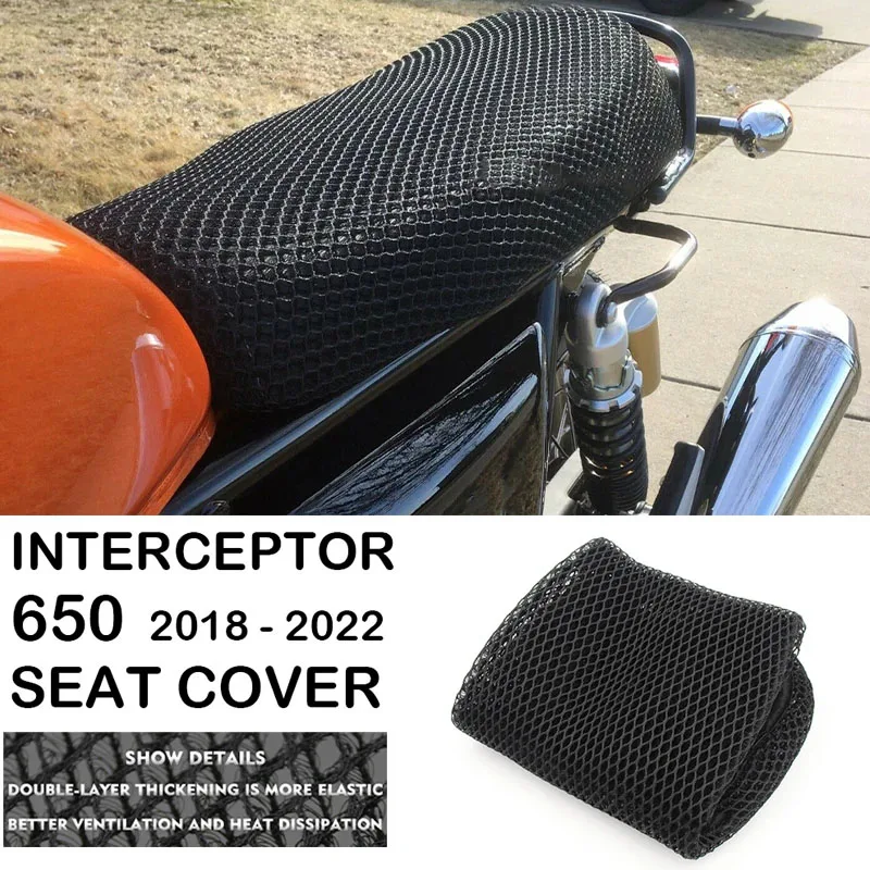 Interceptor 650 Accessories Motorcycle Seat Cover Seat Non-slip Cushion for Royal Enfield INTERCEPTOR 650 2018-2022