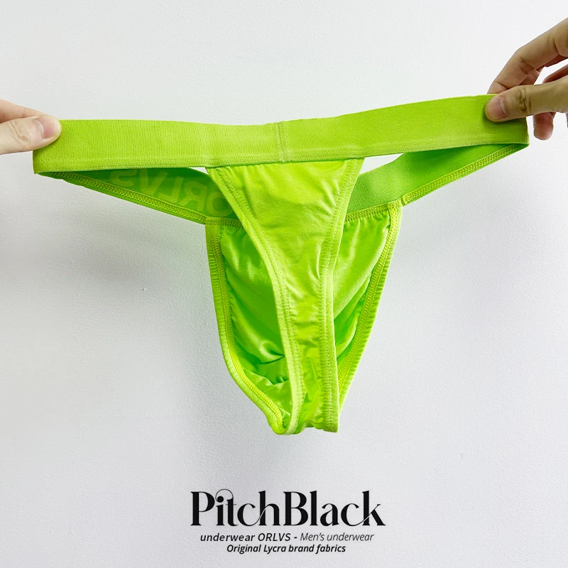 

ORLVS Modal Men's Briefs Sexy Low Waisted Bikini Thongs Jockstrap Underwear Sissy panties Calzoncillos Hombre