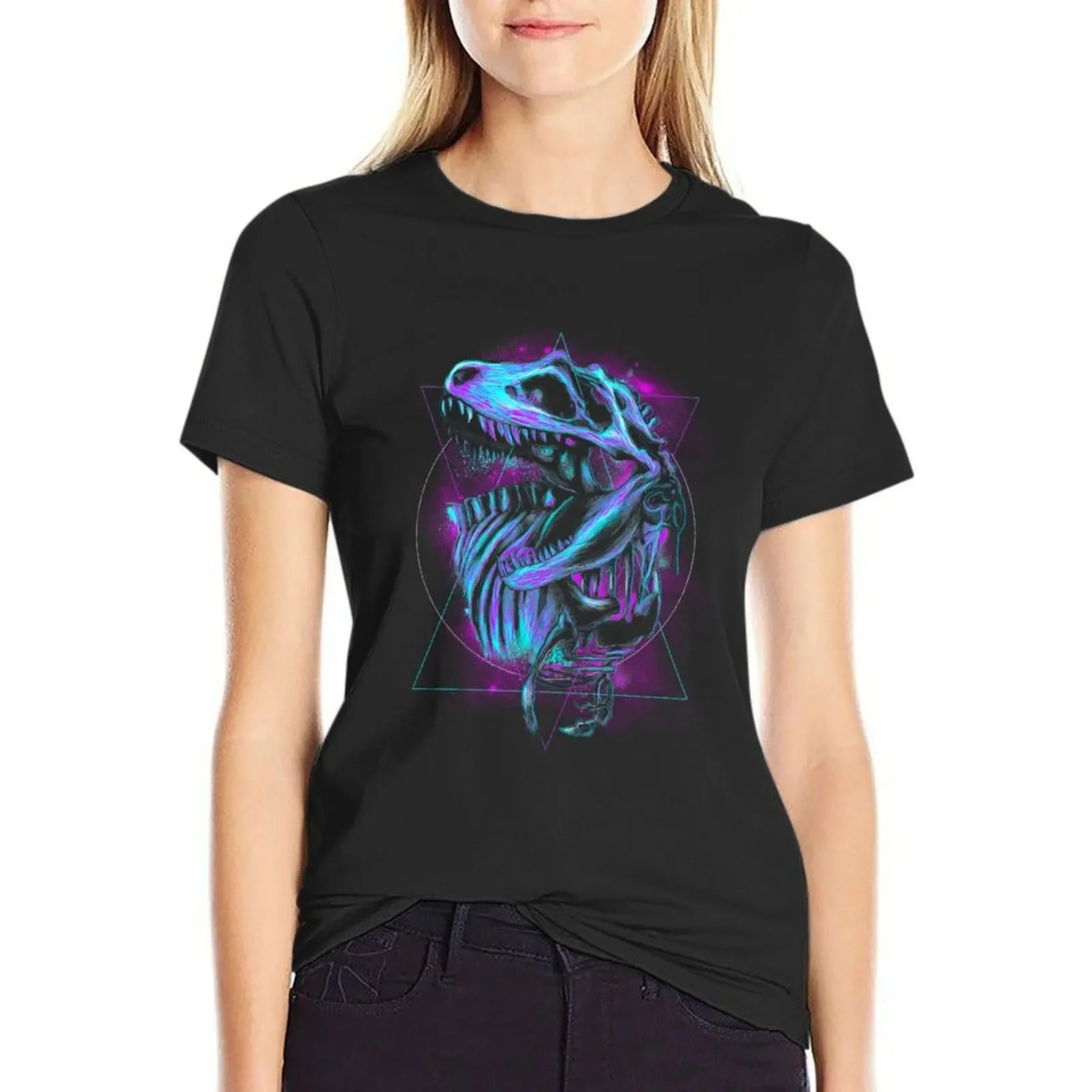 

Mesozoic Era T-Shirt new edition Female clothing summer top cropped t shirts for Women