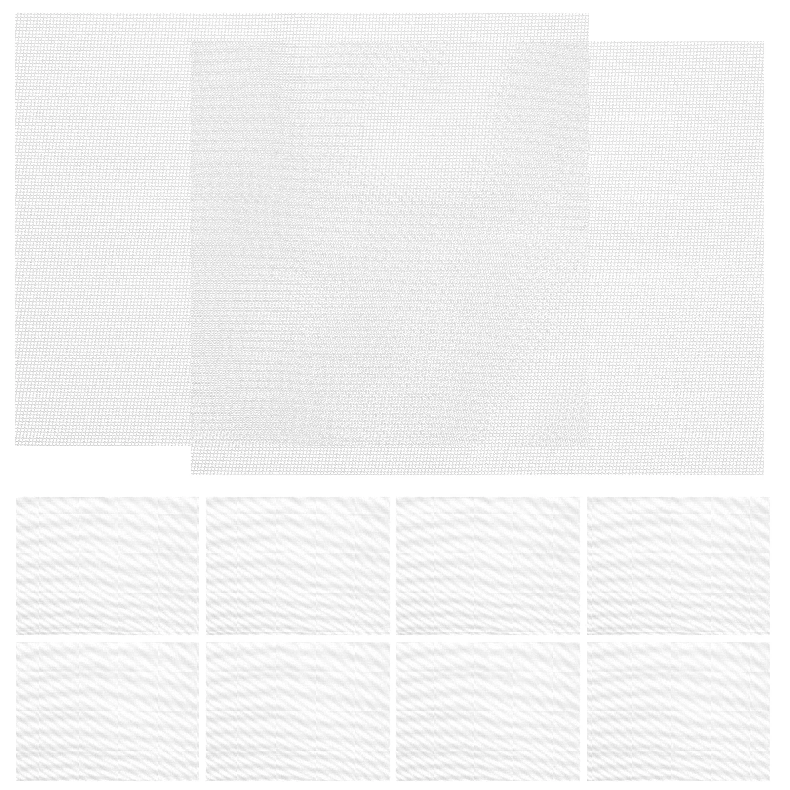 

10 Pcs Silicone Steamer Mat 40x30cm Reusable Food Dehydrator Accessories Nonstick Oven Mats Heat Resistant Pad