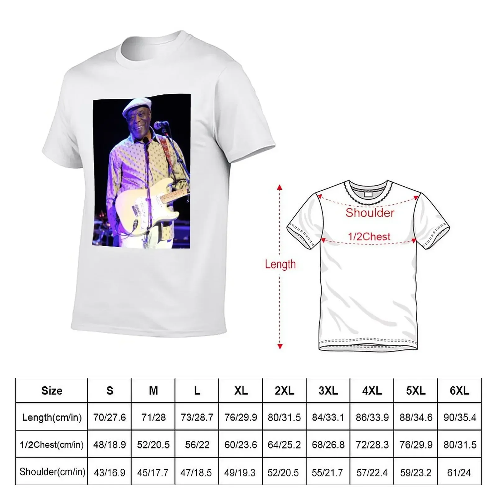 Buddy Guy Photograph T-Shirt graphic t shirts customs design your own plus size clothes mens champion t shirts