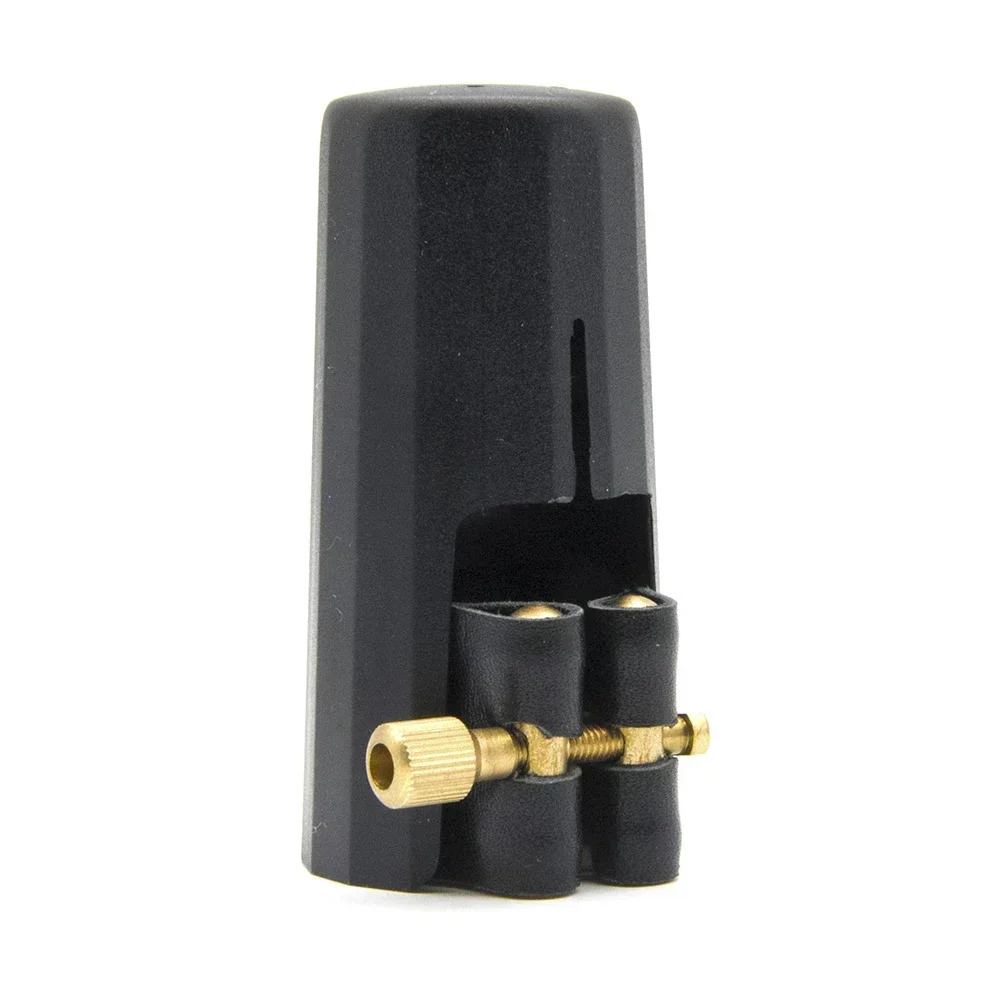 USA Jazz style Genuine Leather Saxophone Ligature Bakelite Mouthpiece Ligature Bb Clarinet Ligature Clip Alto Tenor Soprano Sax