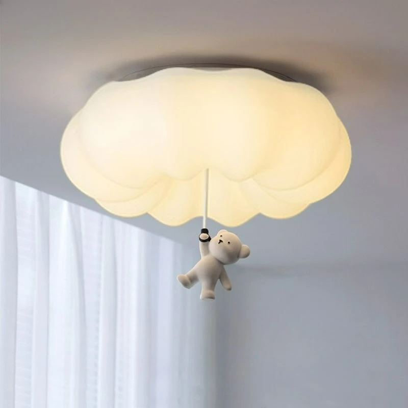 

Modern Cream Style LED Ceiling Light Pumpkin Bear Girl Bedroom Children's Room Nursery Study Home Decor Lusters Luminaires