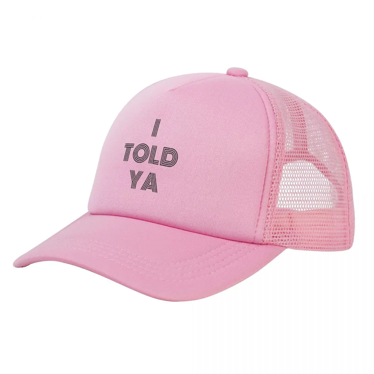 

Unisex I Told Ya Retro Trucker Hats Outdoor Mesh Baseball Caps Snapback Caps Dad Hat Trucker Hat Breathable Sun Hats Washable