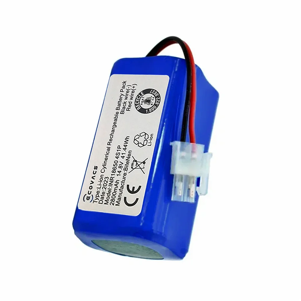 14.8V 2800mAh lithium battery pack 4S1P rechargeable battery suitable for robot vacuum cleaner iLife A4 A4S、V7、A6、V7S Plus、