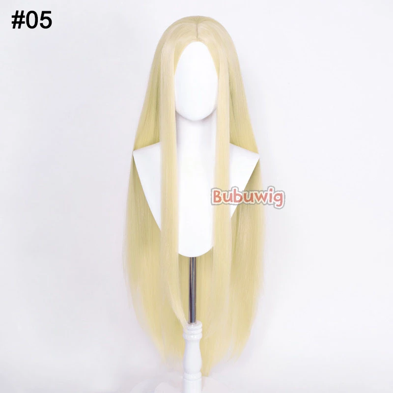 Bubuwig Synthetic Hair 100cm Long Straight Cosplay Wigs 20 Colors Pure Color Black Blonde Brown Red Harajuku Wigs Heat Resistant