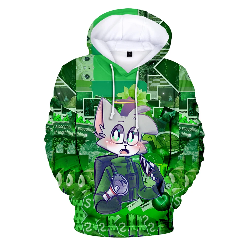 Acenix Hoodie Unisex Vrouw Met Lange Mouwen Man Sweatshirt Met Capuchon Harajuku Streetwear Jeugdige Youtuber 3d Kleding