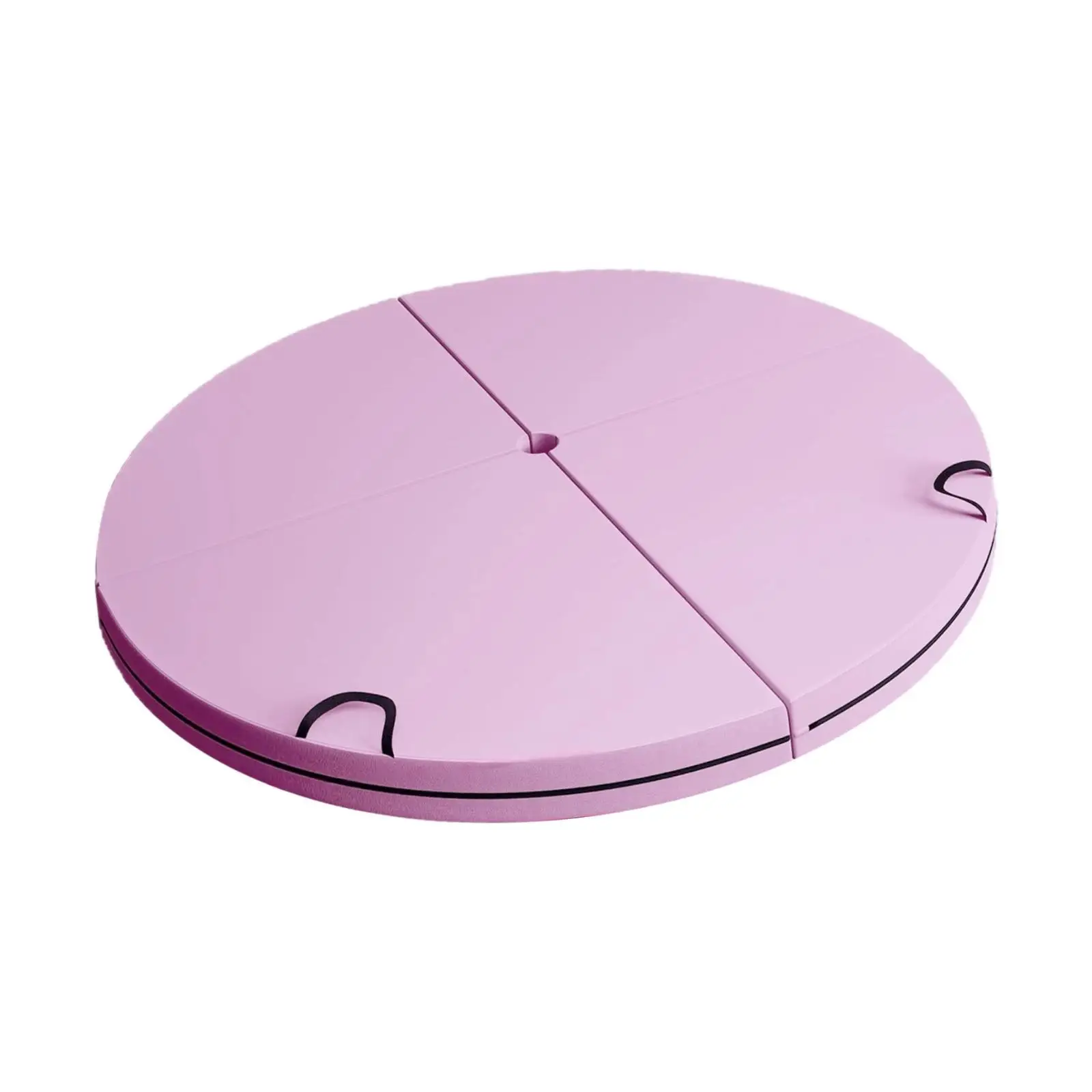 Anti Slip Pole Dance Crash Mat Round Sponge Pad Foldable Cushion for Gym Training and Yoga