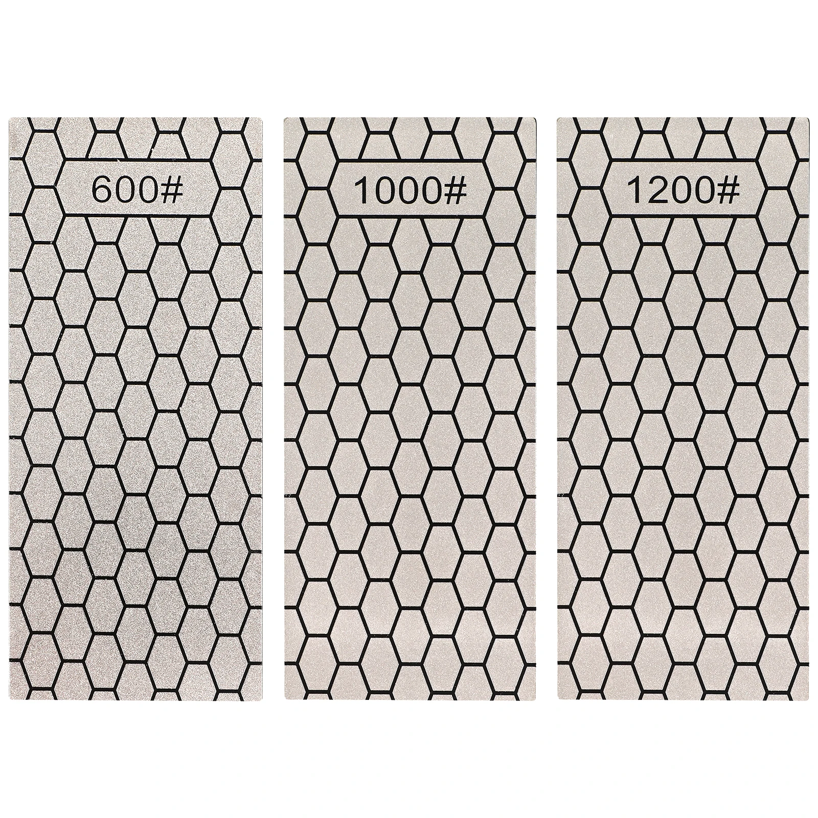 

3Pcs Diamond Plate Sharpening Stone 600 1000 1200 Grits Emery Material Wearresistant Home Cook Tool Sharpener Tool Sharpeners