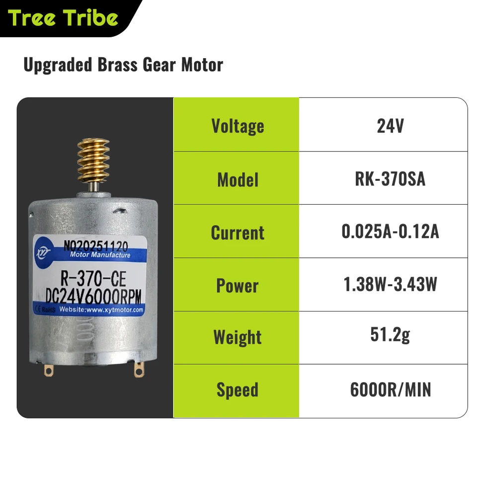 BMCU370C 組み立て済み Tree Tribe BMCU 370C アップグレードされた高トルクデュアルマイクロ