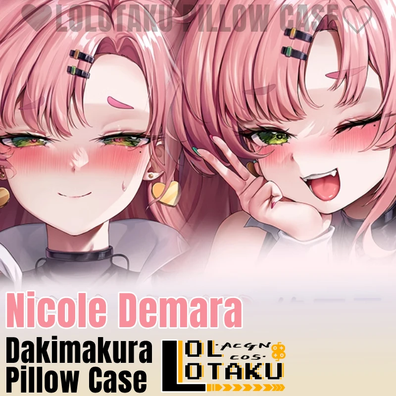 Nicole Demara Dakimakura Zenless Zone Zero Pillowcase Cushion Cover Hugging Pillow Case Full Body Home Bedding Decor Otaku Gift