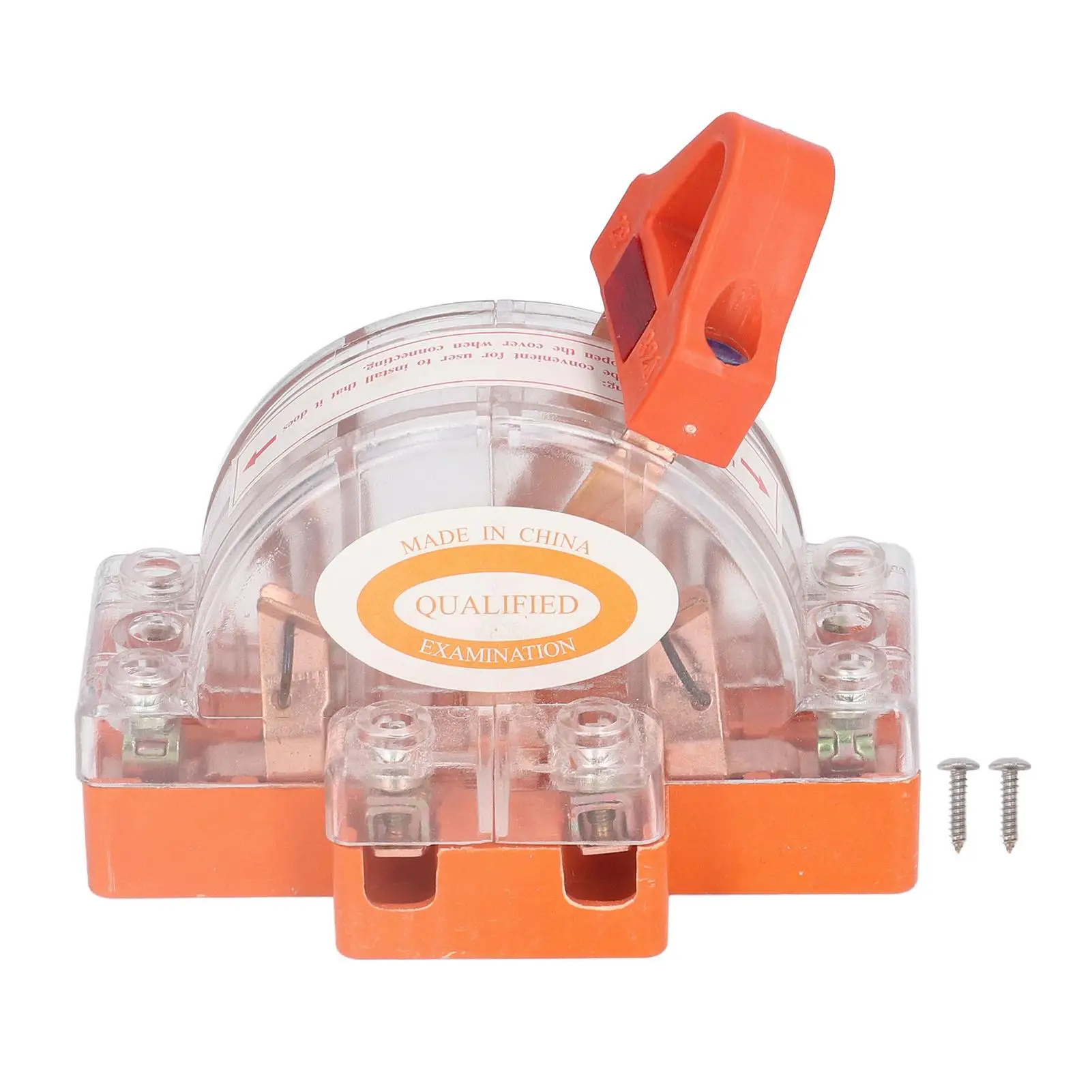

Copper Double Throw Knife Switch HK11-2P32A Two-Way Reversing Load Safety Switch