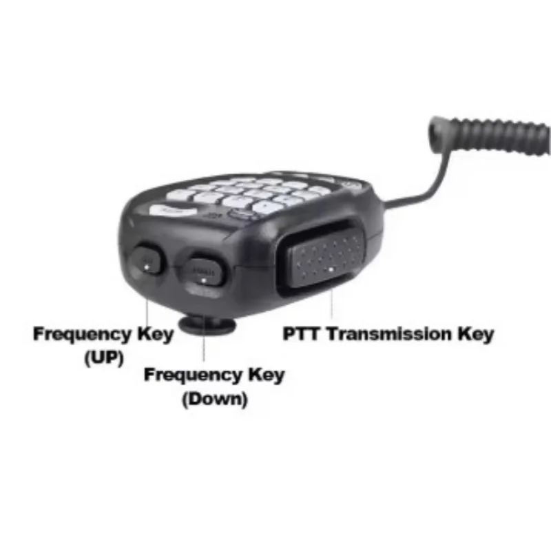SSM-85D Walkie Talkie para coche micrófono de 6 pines Compatible con FTM-300DR FTM-400XDR FT-6000R FT-8900R micrófono con altavoz de Metal para vehículos