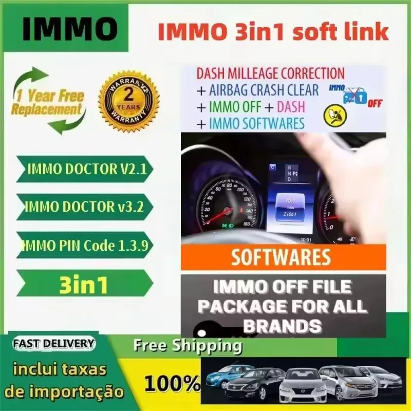 

IMMO OFF software pack/IMMO Decodificación Universal 3.2/ImmoKiller/immoff 17/IMMO doctor V2.1/Herramienta de servicio IMMO Calc