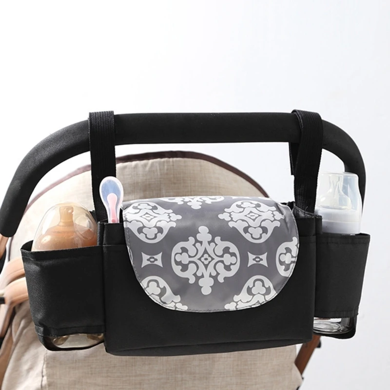 

Universal Stroller Organizer Cup Holders Stroller Accessories Baby Stroller Hanging Bag for Carrying Diaper Phone Snack