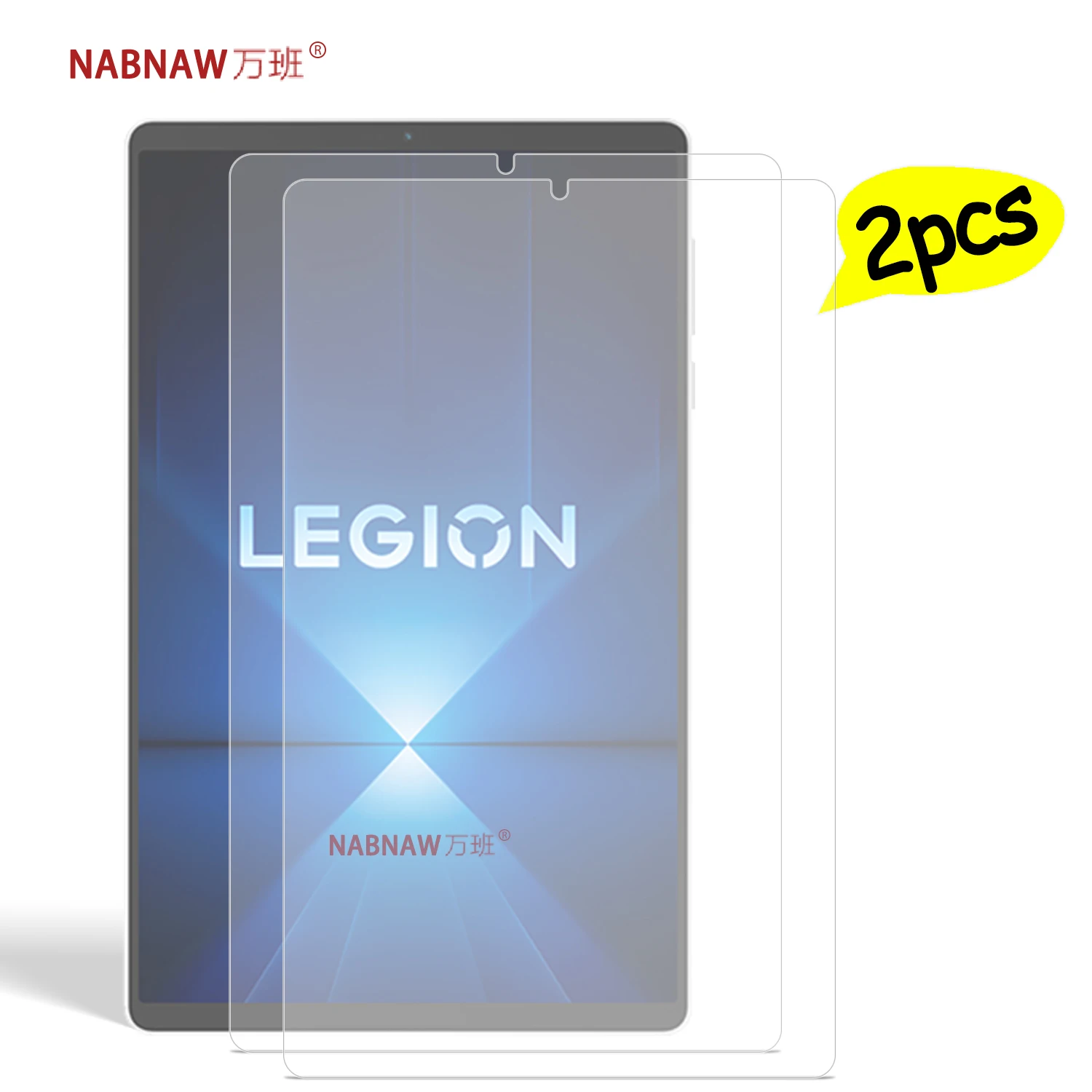 

2 Pieces Full HD Tempered Glass Film Screen Protector For Lenovo Legion Y700 Gen 4 AI Tablet Anti Scratch Protective Cover