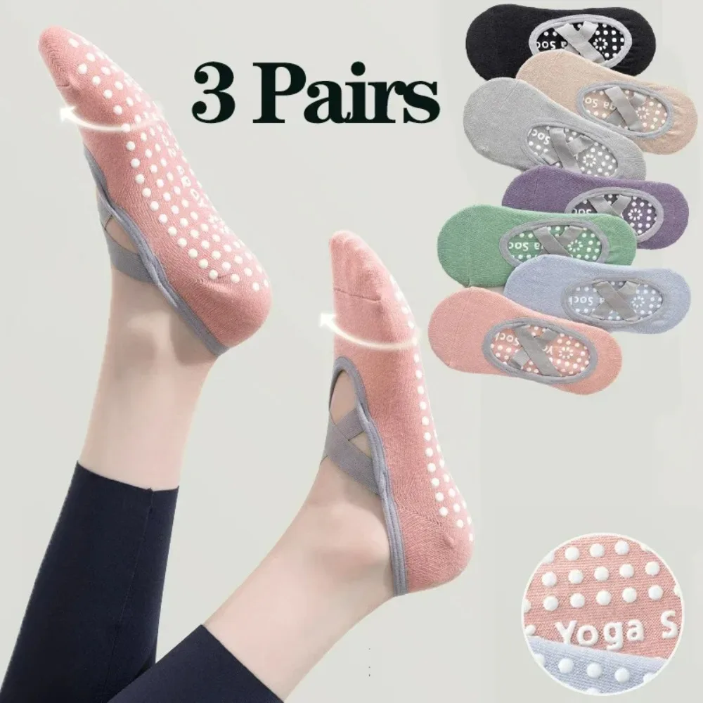 

1 Pairs of Yoga Socks for Women, Silicone Anti-Slip Socks for Ballet Pilates, Yoga Socks with Breathable Without Back for Women