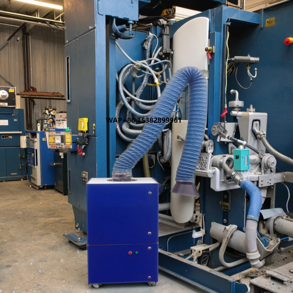 

CE Certified High-Efficiency Welding Fume Extractor New Oil Mist Collector for Workshop & Factory Use with HEPA Filter