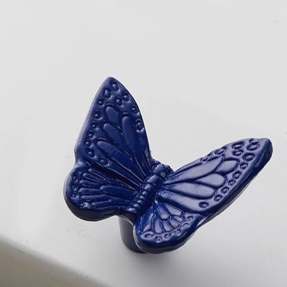 Creativity Single Hole Antique Cabinet Knob Zinc Alloy Butterfly Door Pull Handles Vintage Starfish Drawer Knobs Dresser