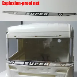 Logo Explosion-proof Net V8 Super Decoration for 1/14 Tamiya RC Truck Trailer Tipper Scania R470 R620 770s R730 Car Accessories