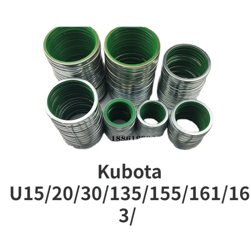 

yellow oil seal MINI excavator Micro-digging Kubota U15/20/30/135/155/161/163/ Horse-head bucket shaft