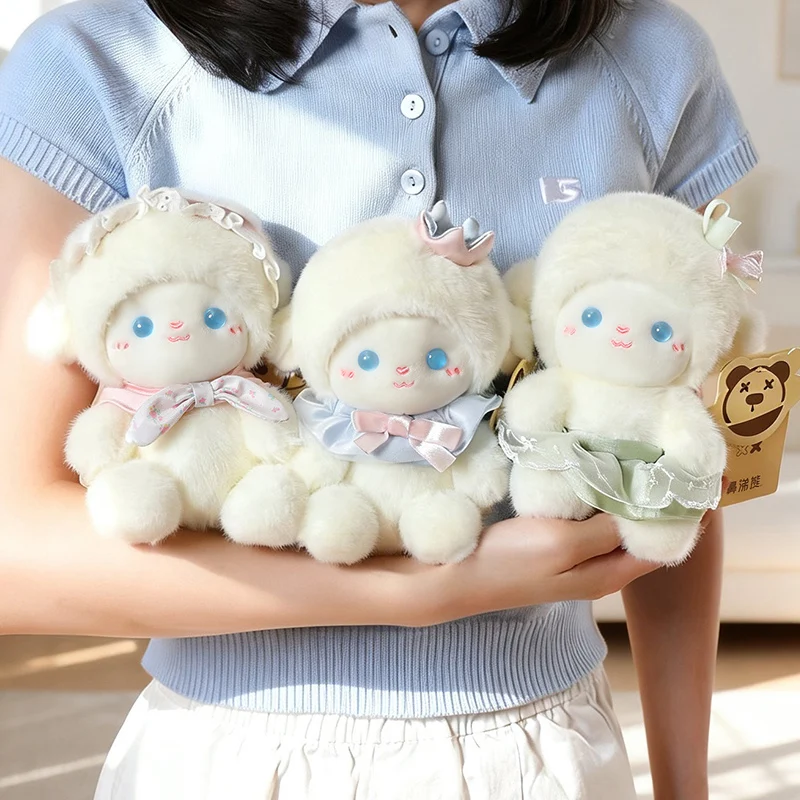 15cm Kawaii Ballet Costumes Sheep Plush Toy Cute Anime Stuffed Animals Lamb Plush Doll Soft Kids Toys Girls Gift Backpack Decor