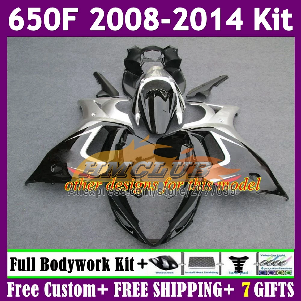 Glossy Blue GSX 650F For SUZUKI GSXF 650 GSX650F 2008 2009 2010 2011 2012 2013 2014 172No.0 GSXF650 08 09 11 12 13 14 Fairing