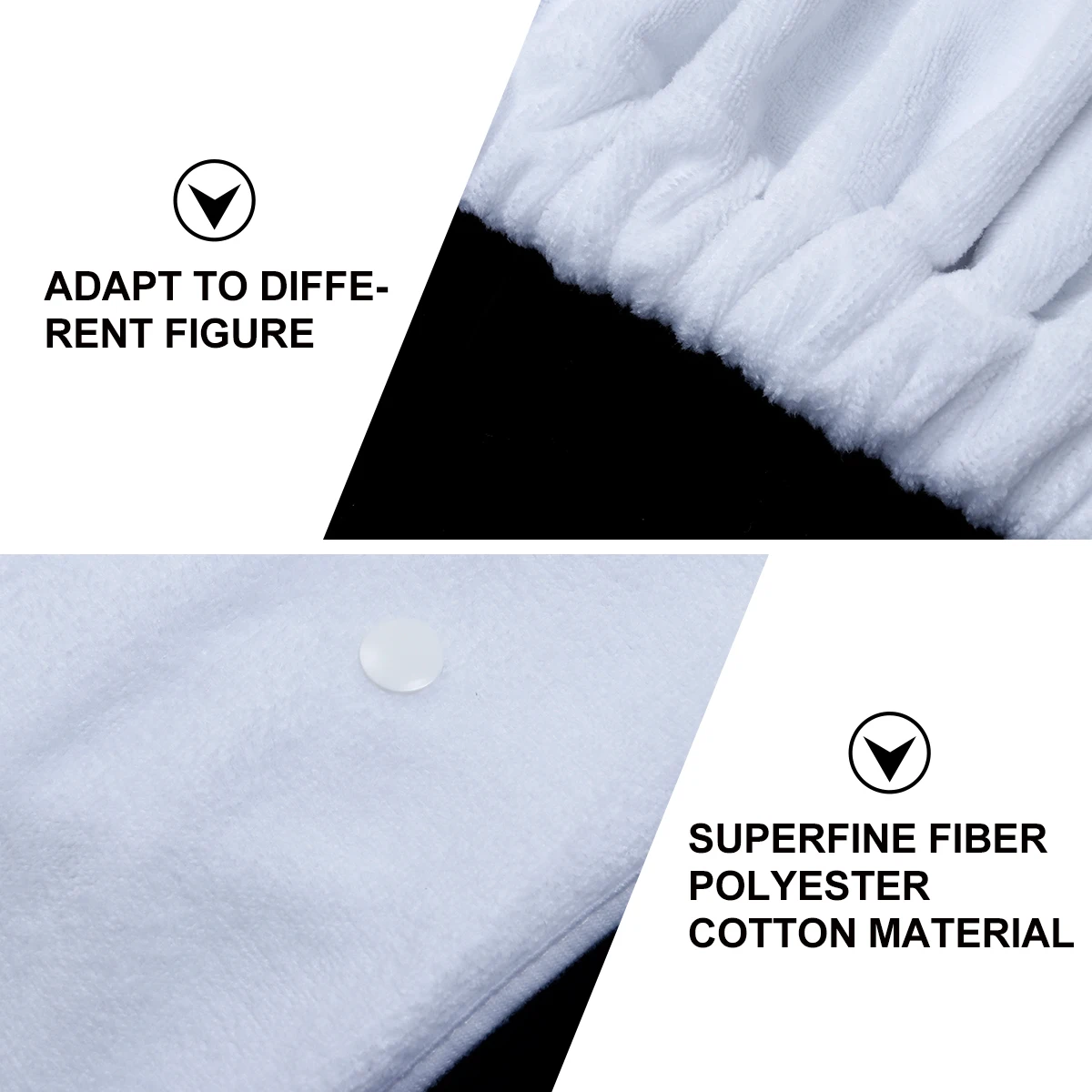 

1pc 300g Microfiber Towel for Women Fleece Lined Bath Skirt Adjustable Elastic Strap Non Slip Bath Dress for Home