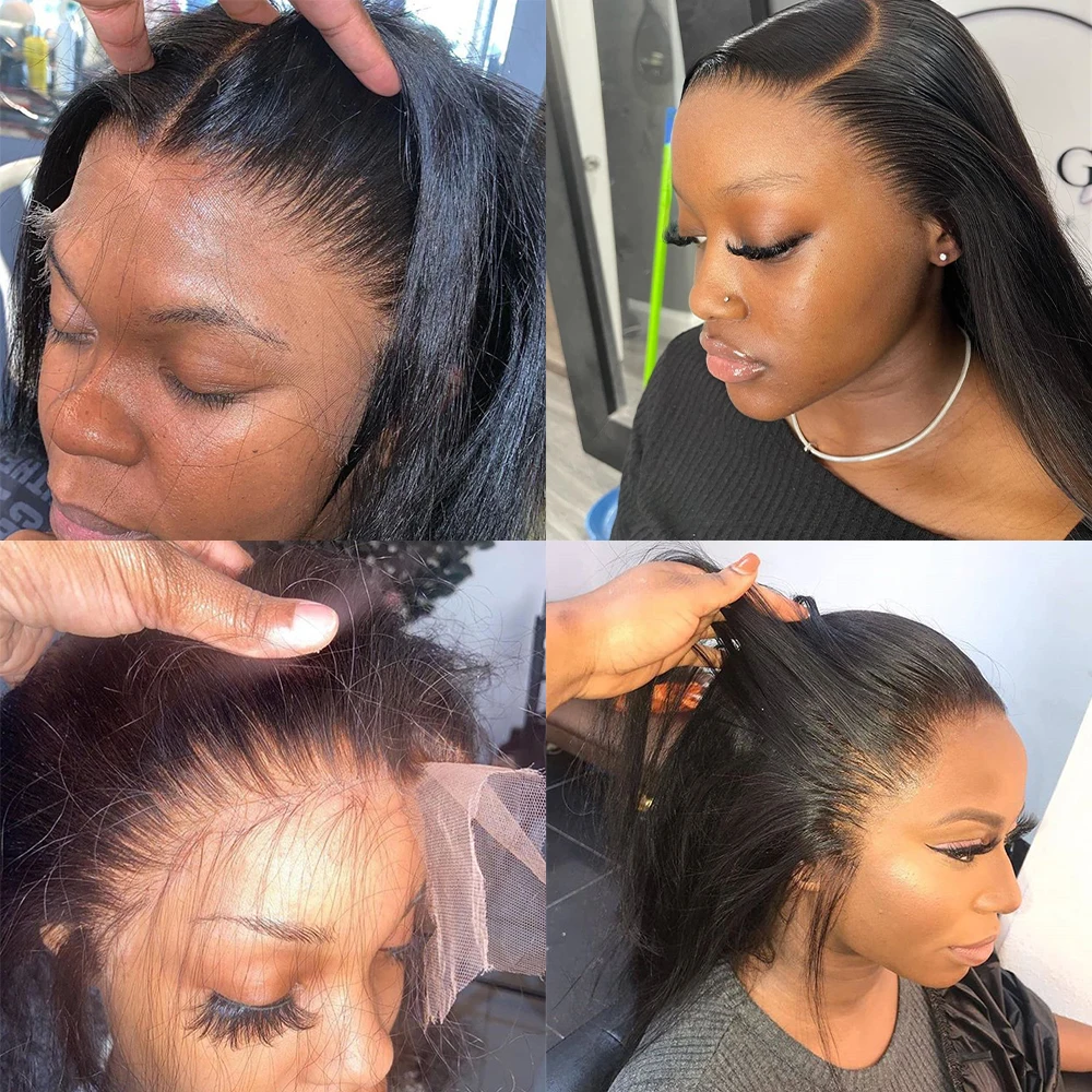 13x4 Real HD Lace Wigs Straight Human Hair Wigs Human Hair 30 Inch Lace Front Wig Human Hair Wigs Brazilian Hair Wigs For Women image 4