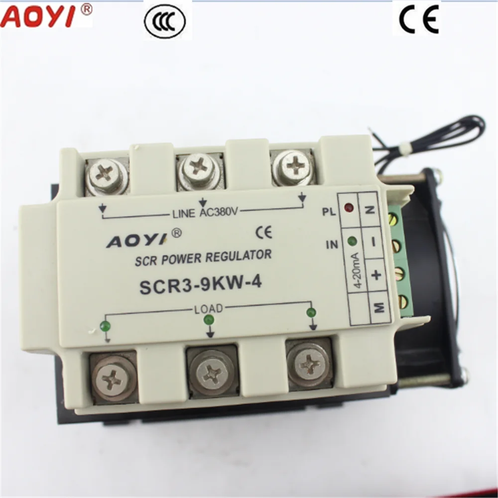 AOYI SCR3-KW سلسلة SCR منظم الطاقة ثلاث مراحل أربع أسلاك التحكم في المرحلة