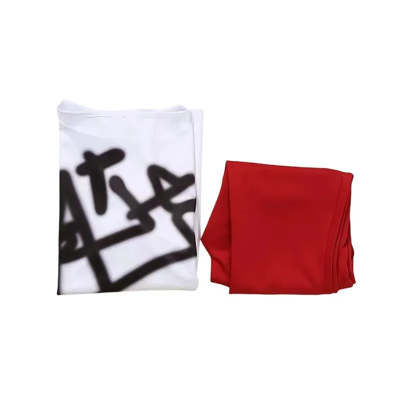 

qq023Alien Stage Till Косплей Парик Футболка Красные Брюки Костюм Необычная Одежда Для Вечеринок Аниме Хэллоуин Карнавальная Униформа Мужчины Wom